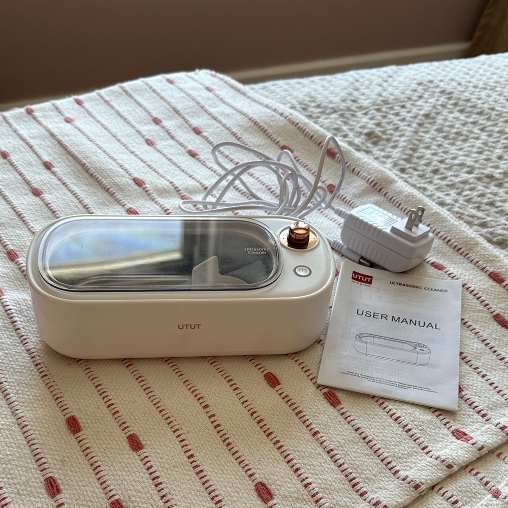 UTUT Ultrasonic Cleaner with White Finish